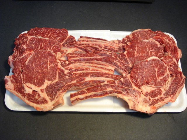 Family pk Long Bone Rib Steak( prime4.5/lb)